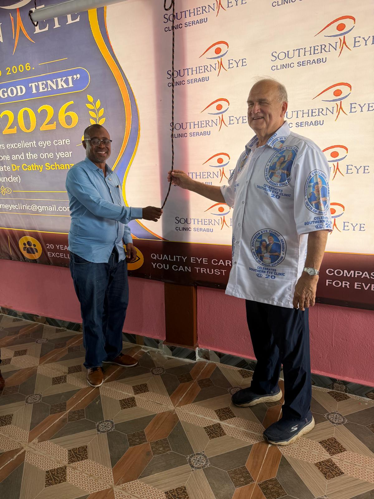Schanzer Eye Clinic mission team Sierra Leone